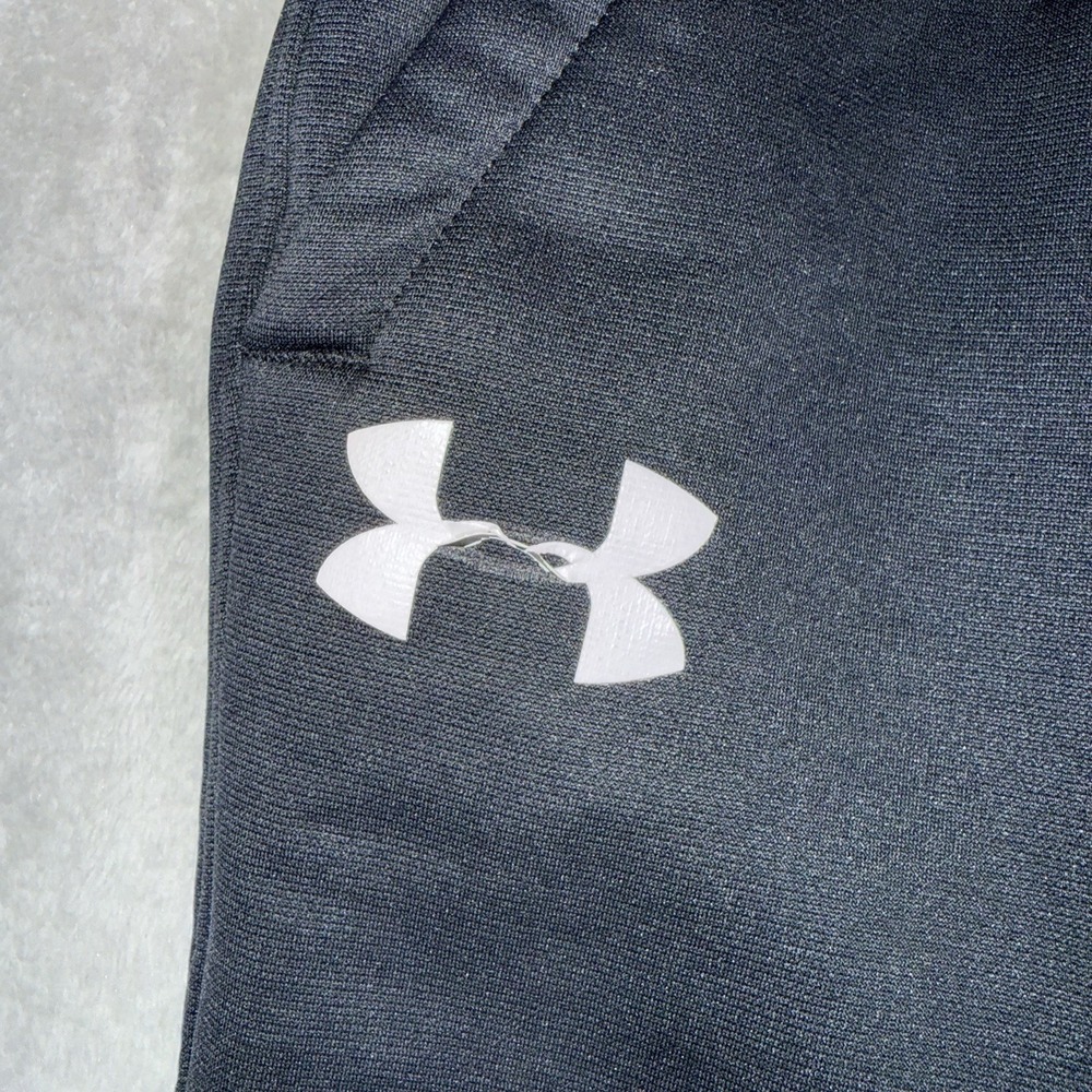 Under Armour Pants Men's Large Black‎ Joggers Athletic Run Gym Cold Gear Pants - Picture 4 of 10